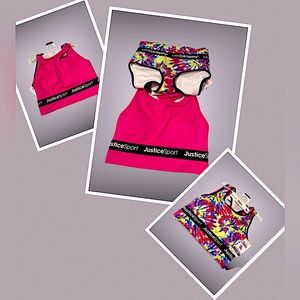 Set of 2 Justice Sports Bras